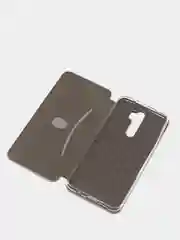 Серый чехол книжка Redmi Note 8 pro