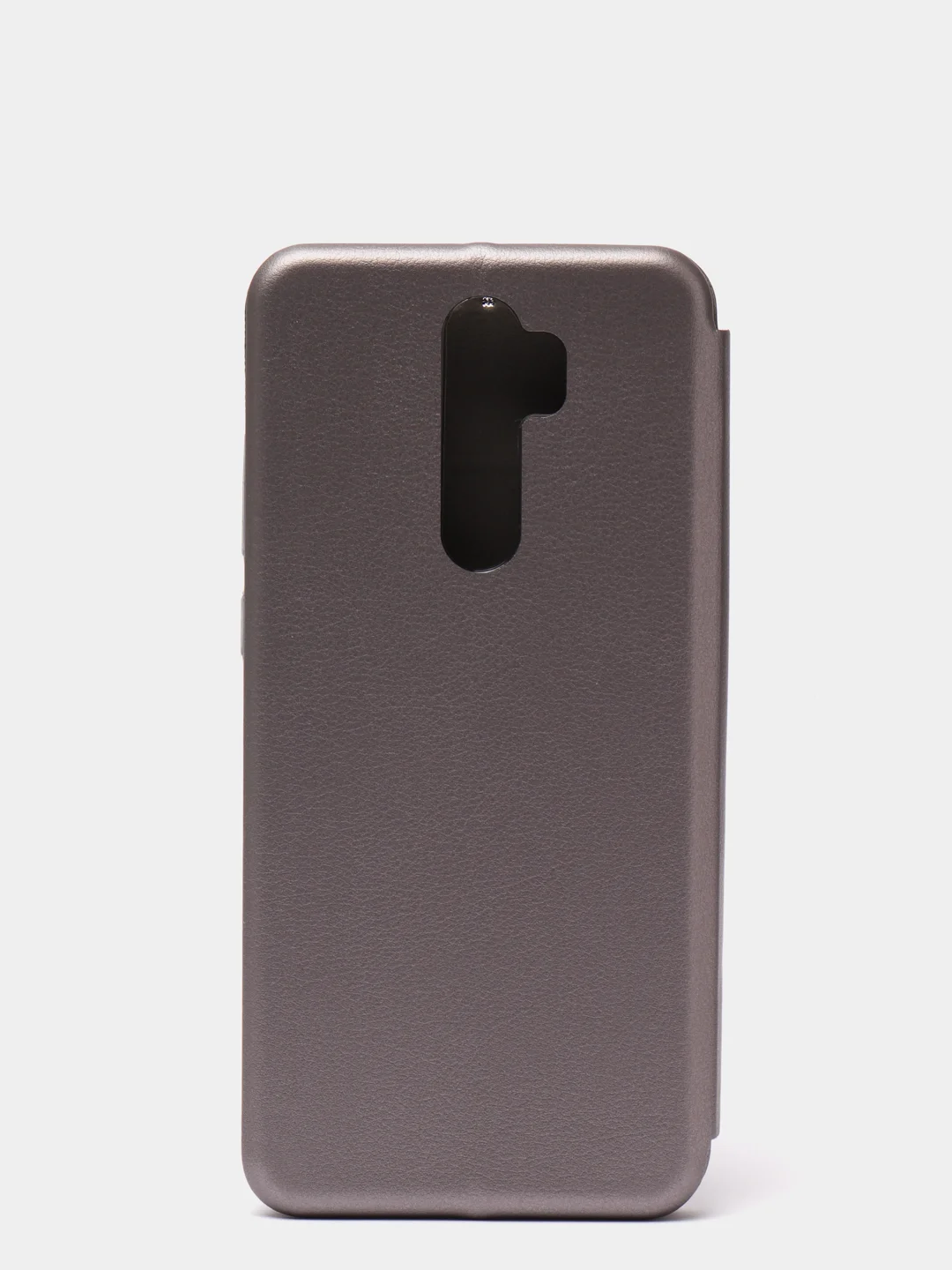 Серый чехол книжка Redmi Note 8 pro