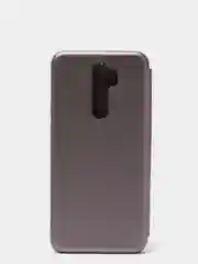 Серый чехол книжка Redmi Note 8 pro