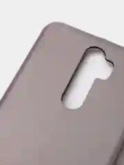 Серый чехол книжка Redmi Note 8 pro
