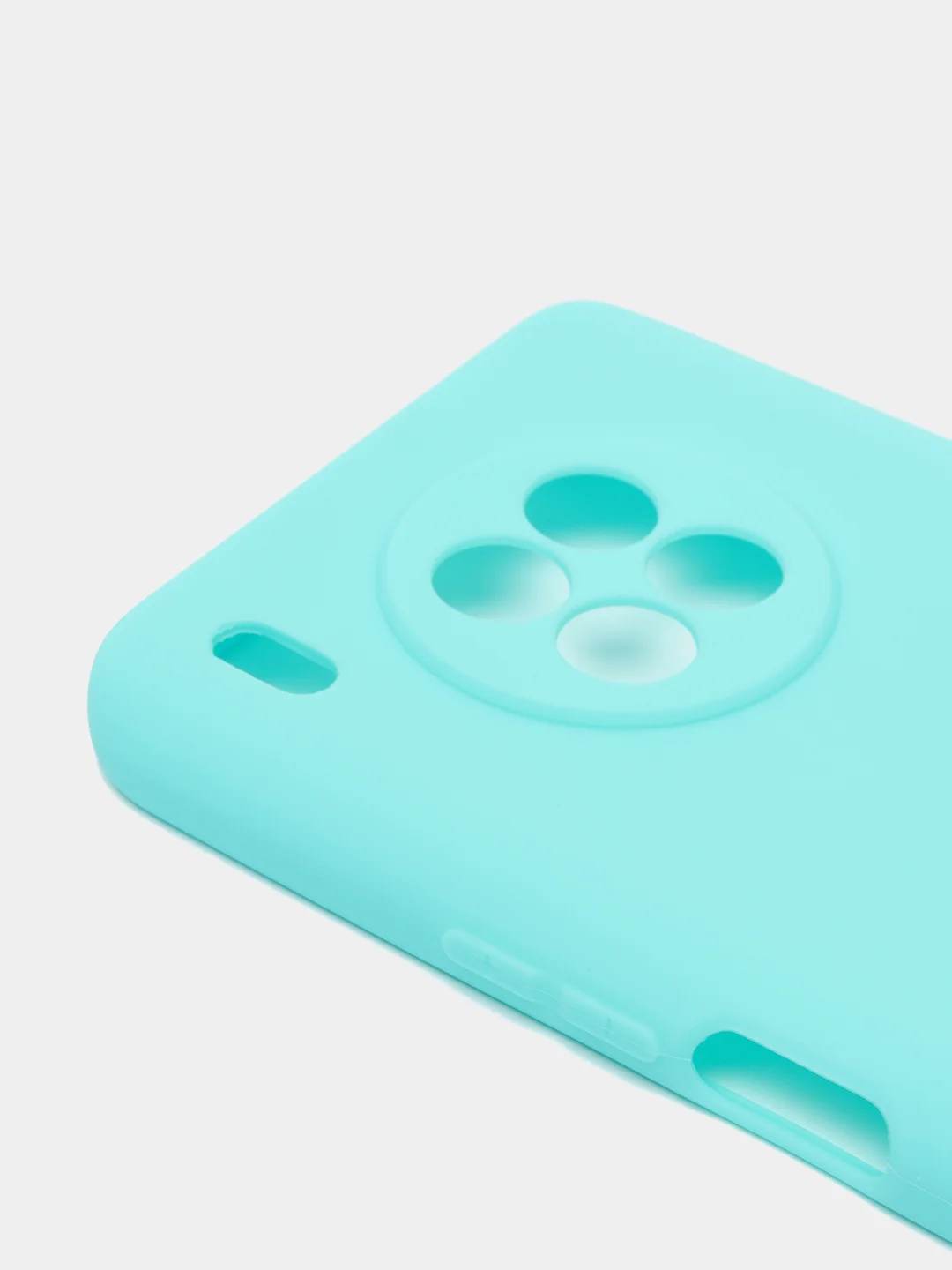 Бирюзовый силиконовый чехол Honor 50 Lite / nova 8i Прозрачный кейс для телефона Хонор 50 Лайт