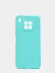 Бирюзовый силиконовый чехол Honor 50 Lite / nova 8i Прозрачный кейс для телефона Хонор 50 Лайт