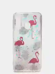 Коралловый меланж чехол  SAMSUNG A40