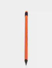 Оранжевый карандаш чернографитный BRAUBERG "ULTRA COLOR", HB, с ластиком, пластиковый, разные цвета