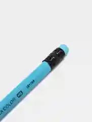 Лазурный карандаш чернографитный BRAUBERG "ULTRA COLOR", HB, с ластиком, пластиковый, разные цвета