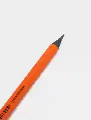 Оранжевый карандаш чернографитный BRAUBERG "ULTRA COLOR", HB, с ластиком, пластиковый, разные цвета