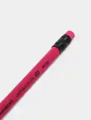 Вишнёвый карандаш чернографитный BRAUBERG "ULTRA COLOR", HB, с ластиком, пластиковый, разные цвета