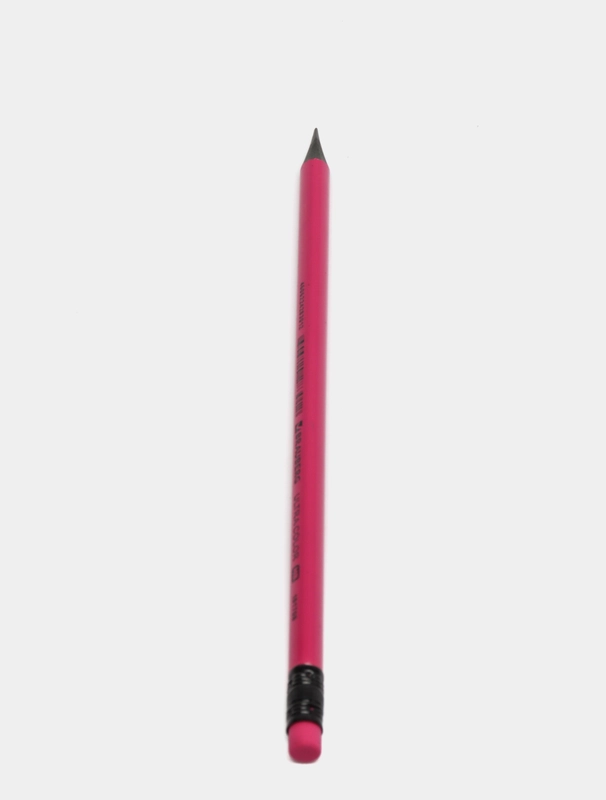 Карандаш чернографитный BRAUBERG "ULTRA COLOR", HB, с ластиком, пластиковый, разные цвета
