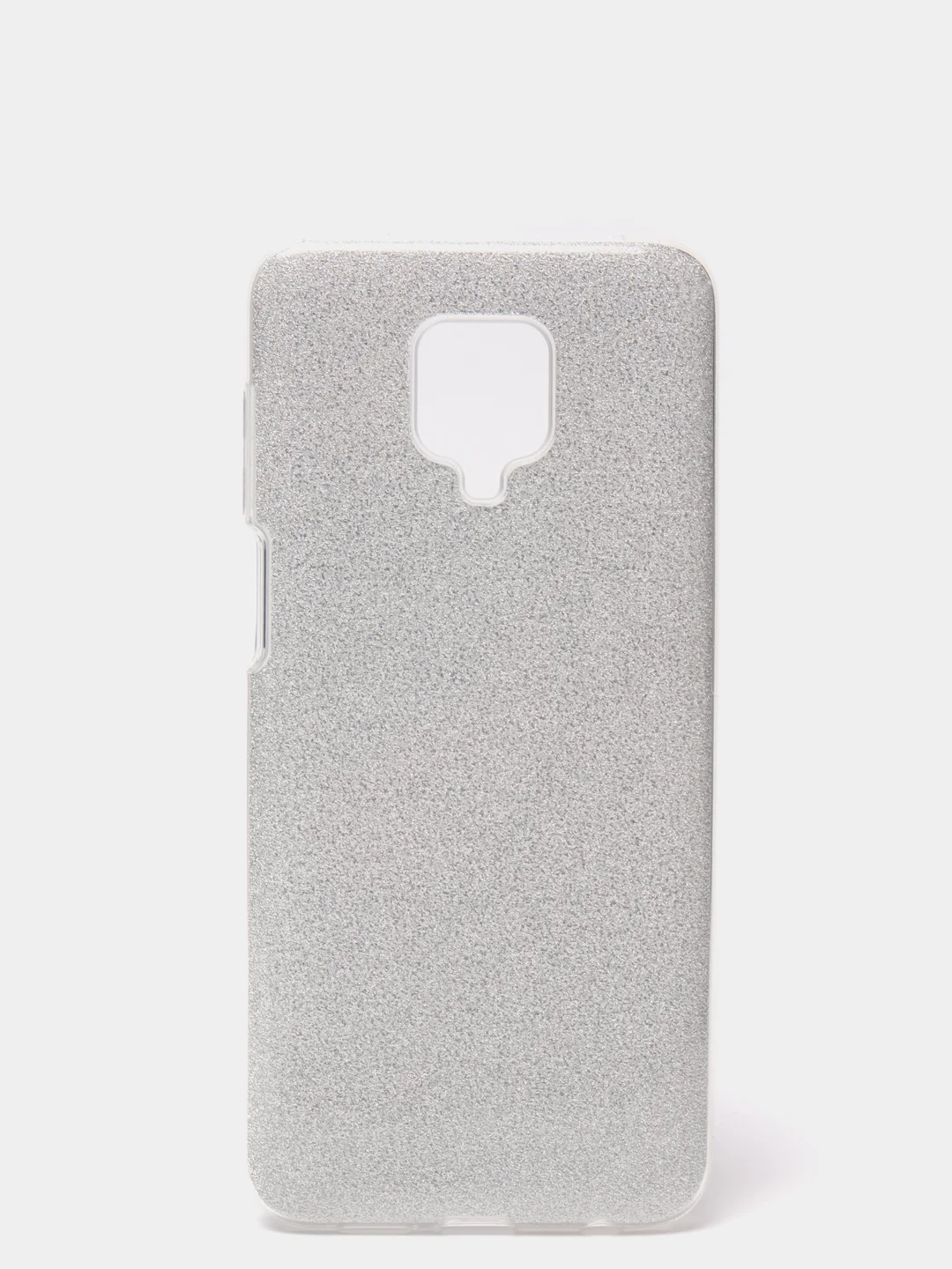Серебряный чехол блестящий XIAOMI REDMI Note 9S, Note 9 PRO