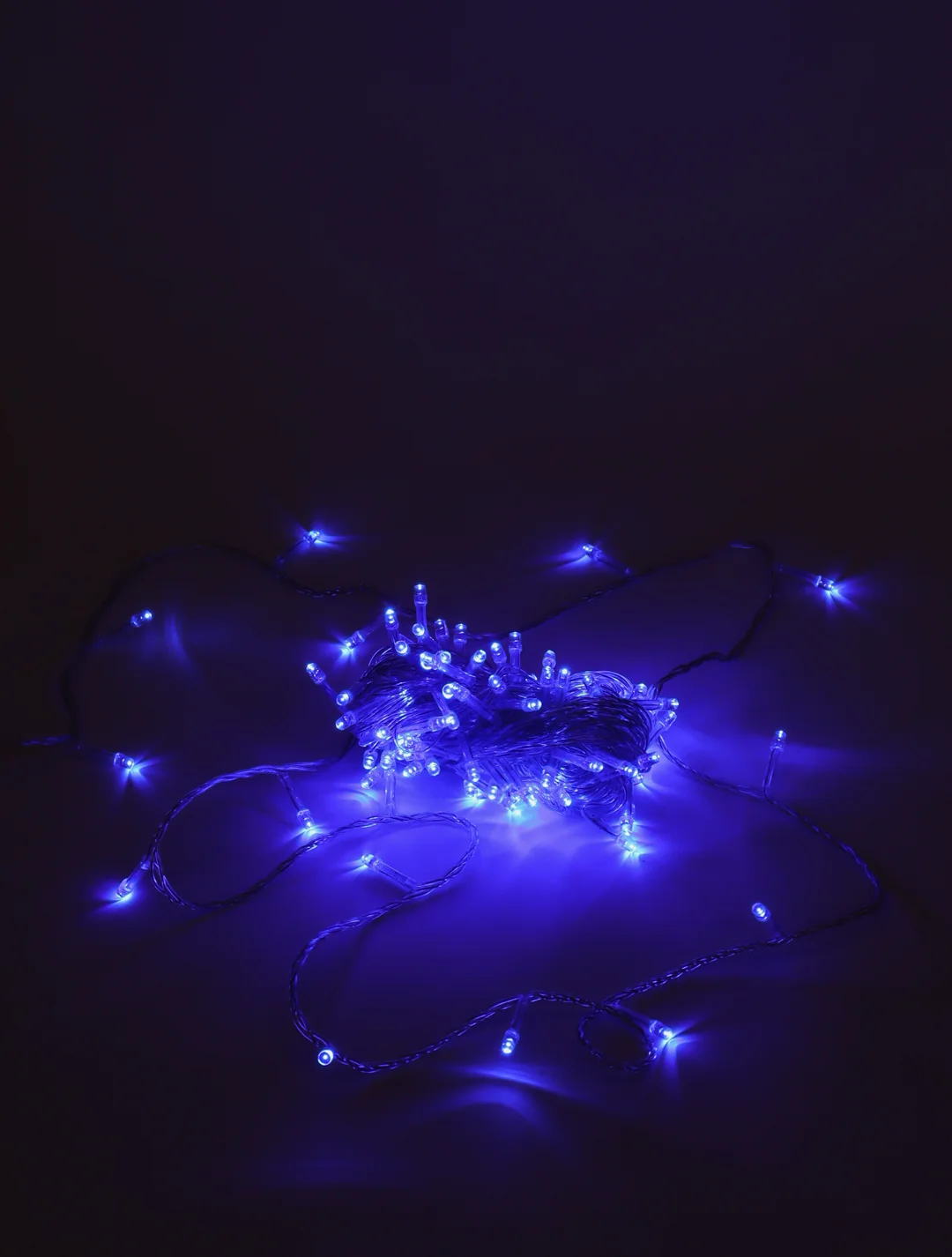 Гирлянда светодиодная AuraLight, электрическая, 100 LED, синий свет, шнур 10 м