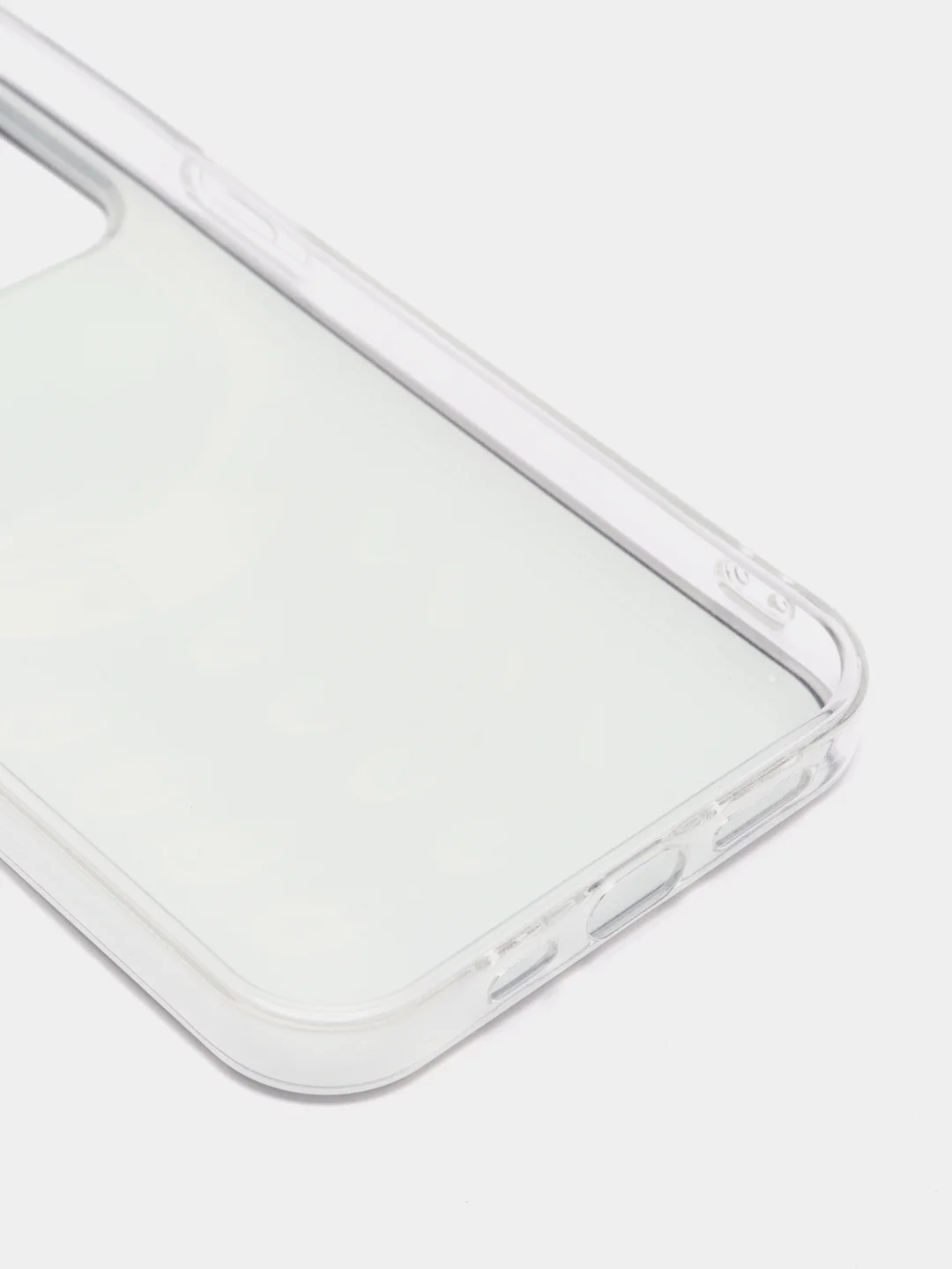Угольный силиконовый чехол на iPhone 13 Pro/Айфон 13 Pro прозрачный, с рисунком, защита камеры