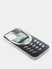 Угольный силиконовый чехол на iPhone 13 Pro/Айфон 13 Pro прозрачный, с рисунком, защита камеры