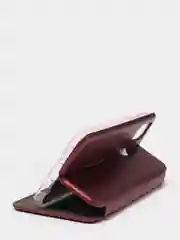 Бордовый чехол книжка Samsung M31 / Samsung M21