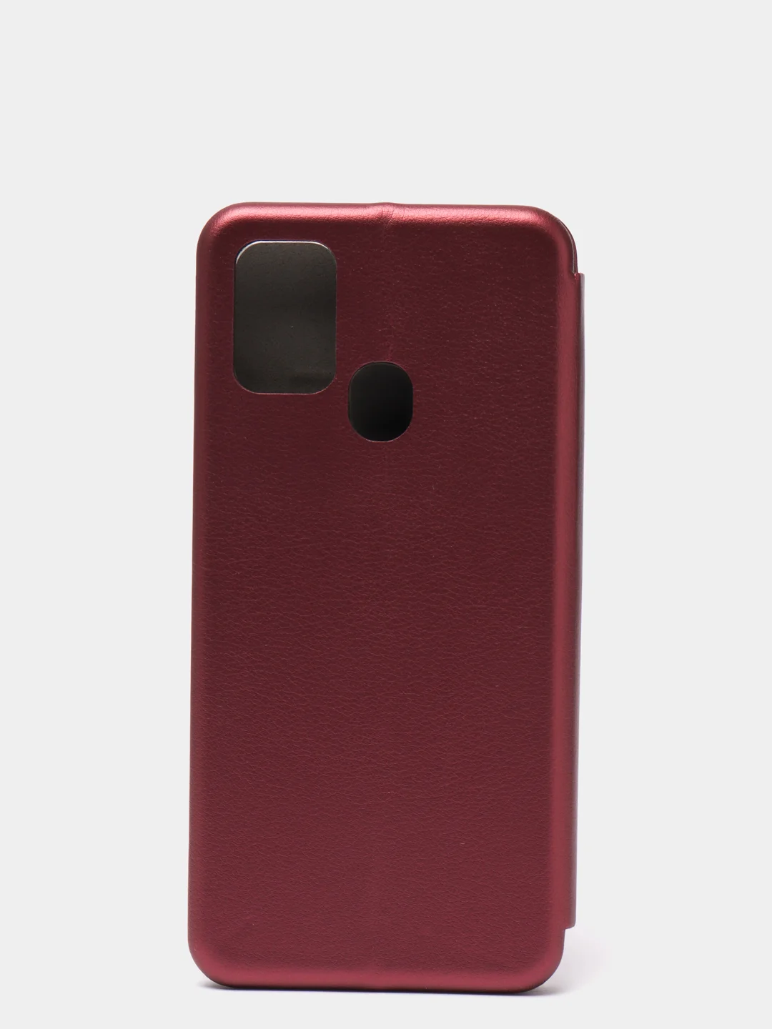 Бордовый чехол книжка Samsung M31 / Samsung M21