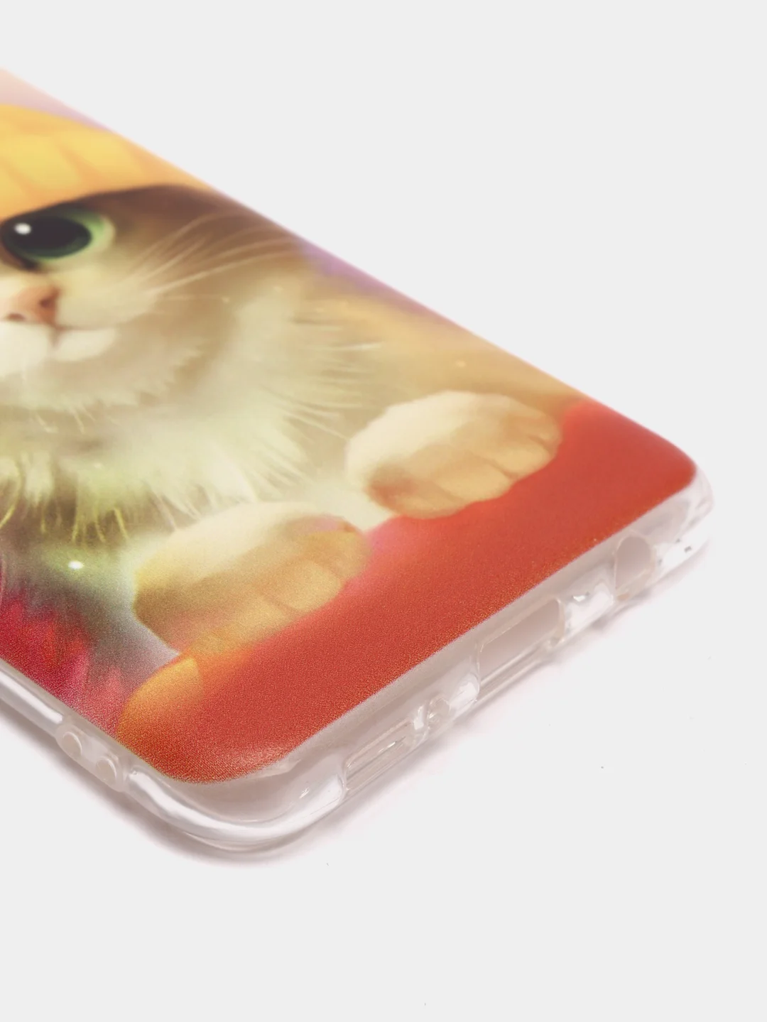 Желтый силиконовый чехол на Samsung Galaxy A50/A30s / Самсунг А50/А30s прозрачный, с рисунком