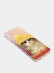 Желтый силиконовый чехол на Samsung Galaxy A50/A30s / Самсунг А50/А30s прозрачный, с рисунком