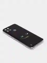 Черный силиконовый чехол на Oppo Realme C21Y/C25Y / Оппо Реалми C21Y/C25Y прозрачный, с рисунком
