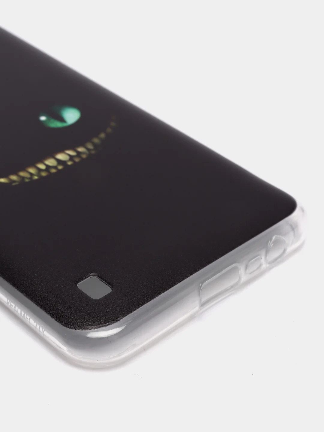 Черный силиконовый чехол на Oppo Realme C21Y/C25Y / Оппо Реалми C21Y/C25Y прозрачный, с рисунком