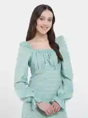 Мятный женское платье вечернее