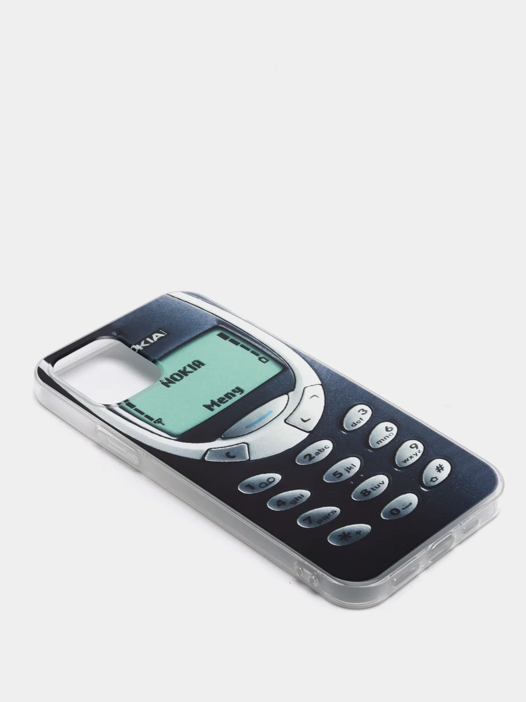 Угольный силиконовый чехол на Apple iPhone 12/12 Pro / Айфон 12/12 Pro прозрачный, с рисунком