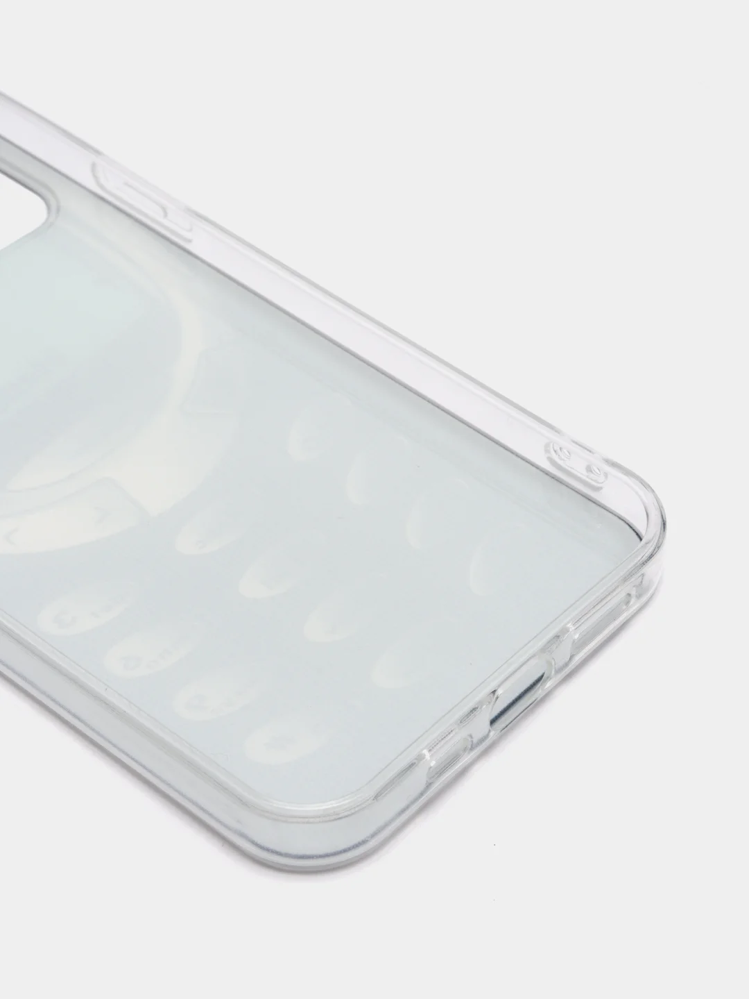 Угольный силиконовый чехол на Apple iPhone 12/12 Pro / Айфон 12/12 Pro прозрачный, с рисунком