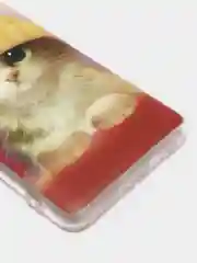 Желтый силиконовый чехол на Xiaomi Poco X3/X3 Pro / Сяоми Poco X3/Х3 Про прозрачный, с рисунком