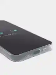 Черный силиконовый чехол на iPhone 13 / Айфон 13 прозрачный, с рисунком, защита камеры