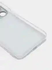 Черный силиконовый чехол на iPhone 13 / Айфон 13 прозрачный, с рисунком, защита камеры