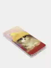 Желтый силиконовый чехол на Samsung Galaxy S20 FE / Самсунг S20 FE прозрачный, с рисунком