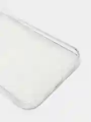 Угольный силиконовый чехол на Apple iPhone 13 Pro Max / Айфон 13 Pro Max прозрачный, с рисунком