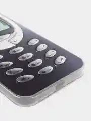 Угольный силиконовый чехол на Apple iPhone 13 Pro Max / Айфон 13 Pro Max прозрачный, с рисунком