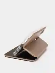 Золотой чехол-книжка Redmi Note 8