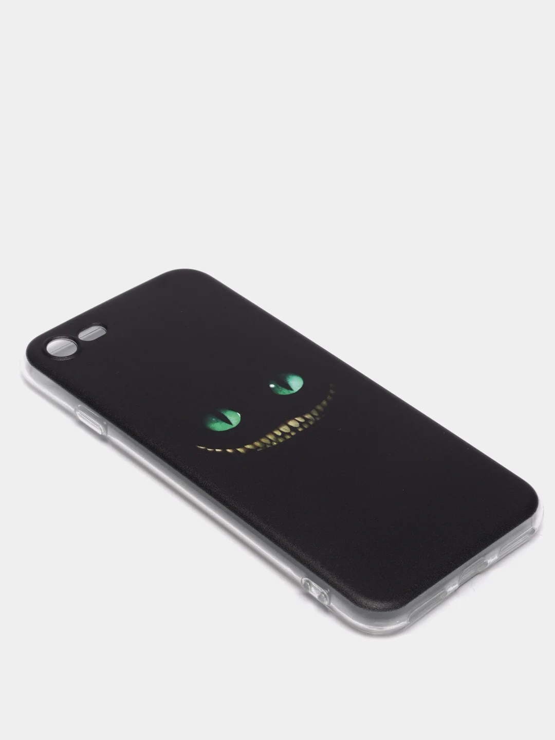 Черный силиконовый чехол на Apple iPhone 7/8/SE 2020/SE 2022 / Айфон 7/8 прозрачный, с рисунком