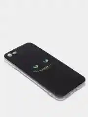 Черный силиконовый чехол на Apple iPhone 7/8/SE 2020/SE 2022 / Айфон 7/8 прозрачный, с рисунком