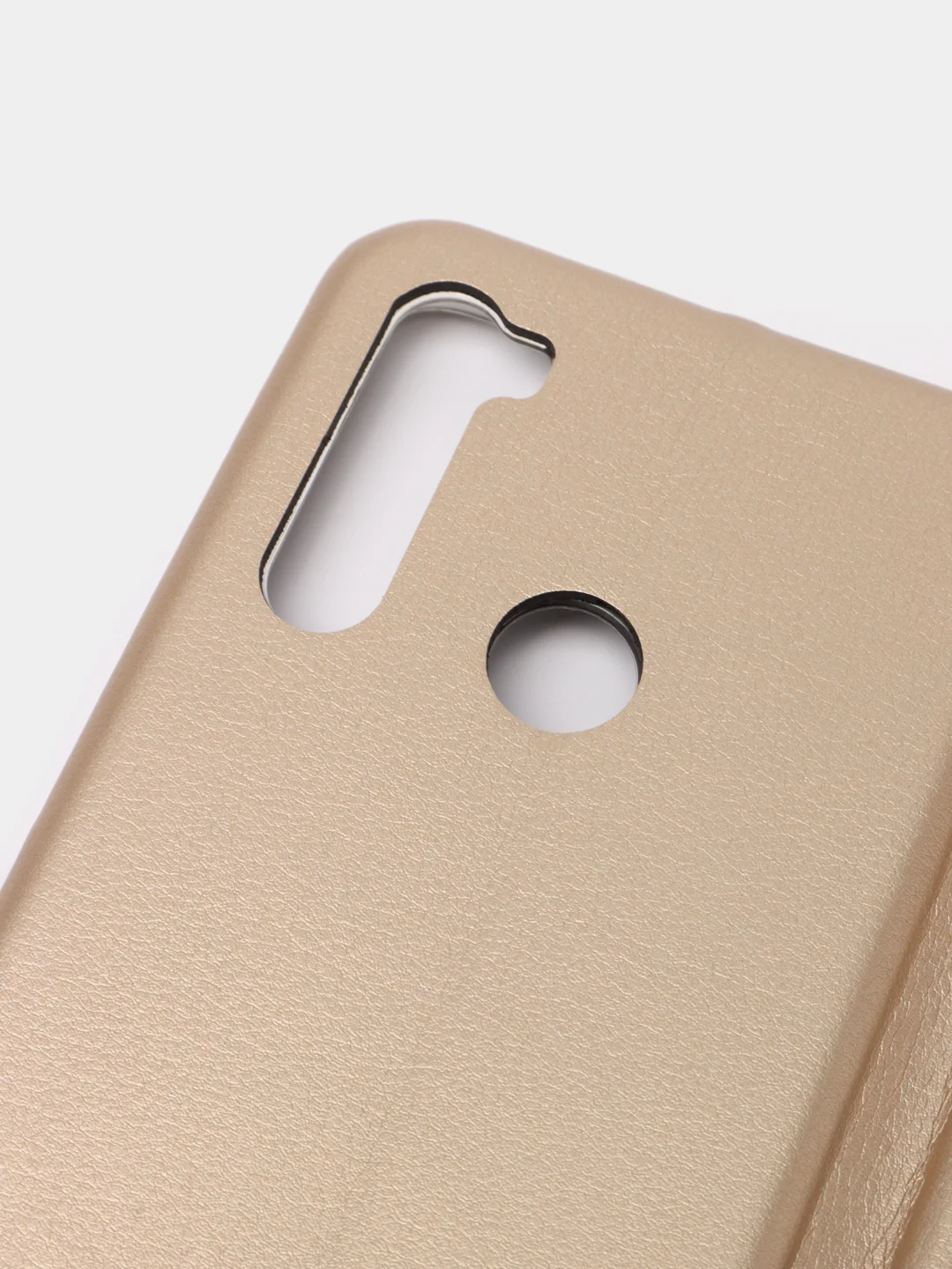 Золотой чехол-книжка Redmi Note 8