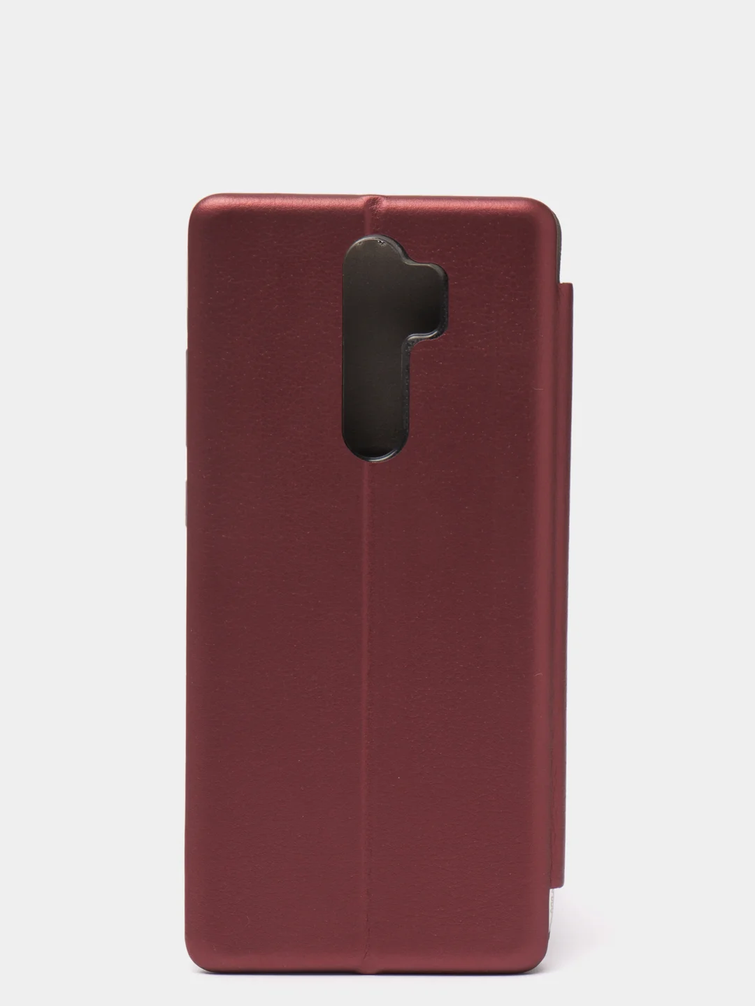 Бордовый чехол книжка Redmi Note 8 pro