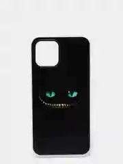 Черный силиконовый чехол на Apple iPhone 12/12 Pro / Айфон 12/12 Pro прозрачный, с рисунком
