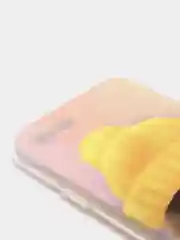 Желтый силиконовый чехол на Apple iPhone 7/8/SE 2020/SE 2022 / Айфон 7/8 прозрачный, с рисунком
