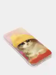 Желтый силиконовый чехол на Apple iPhone 7/8/SE 2020/SE 2022 / Айфон 7/8 прозрачный, с рисунком