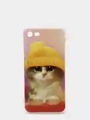 Желтый силиконовый чехол на Apple iPhone 7/8/SE 2020/SE 2022 / Айфон 7/8 прозрачный, с рисунком