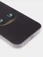 Черный силиконовый чехол на Apple iPhone 13 Pro Max / Айфон 13 Pro Max прозрачный, с рисунком