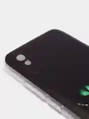 Черный силиконовый чехол на Xiaomi Redmi 9A / Сяоми Редми 9А прозрачный с рисунком, защита камеры