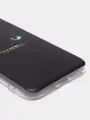Черный силиконовый чехол на Apple iPhone 11 / Айфон 11 прозрачный, с рисунком, защита камеры