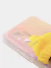 Желтый чехол на Xiaomi Redmi Note 10 Pro / Сяоми Редми Нот 10 Про прозрачный, с рисунком