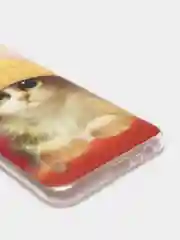 Желтый силиконовый чехол на Oppo Realme C21Y/C25Y / Оппо Реалми C21Y/C25Y прозрачный, с рисунком