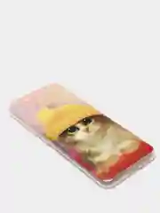 Желтый силиконовый чехол на Oppo Realme C21Y/C25Y / Оппо Реалми C21Y/C25Y прозрачный, с рисунком