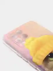 Желтый силиконовый чехол на Oppo Realme 8/8 Pro / Оппо Реалми 8/8 Про прозрачный, с рисунком