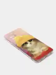 Желтый силиконовый чехол на Oppo Realme 8/8 Pro / Оппо Реалми 8/8 Про прозрачный, с рисунком