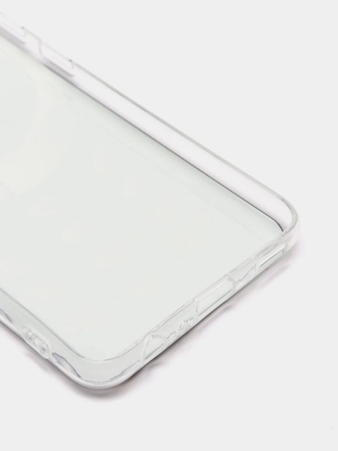 Угольный силиконовый чехол на Samsung Galaxy A32 / Самсунг А32 прозрачный с рисунком, защита камеры
