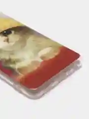 Желтый силиконовый чехол на Samsung Galaxy A32 / Самсунг А32 прозрачный с рисунком, защита камеры